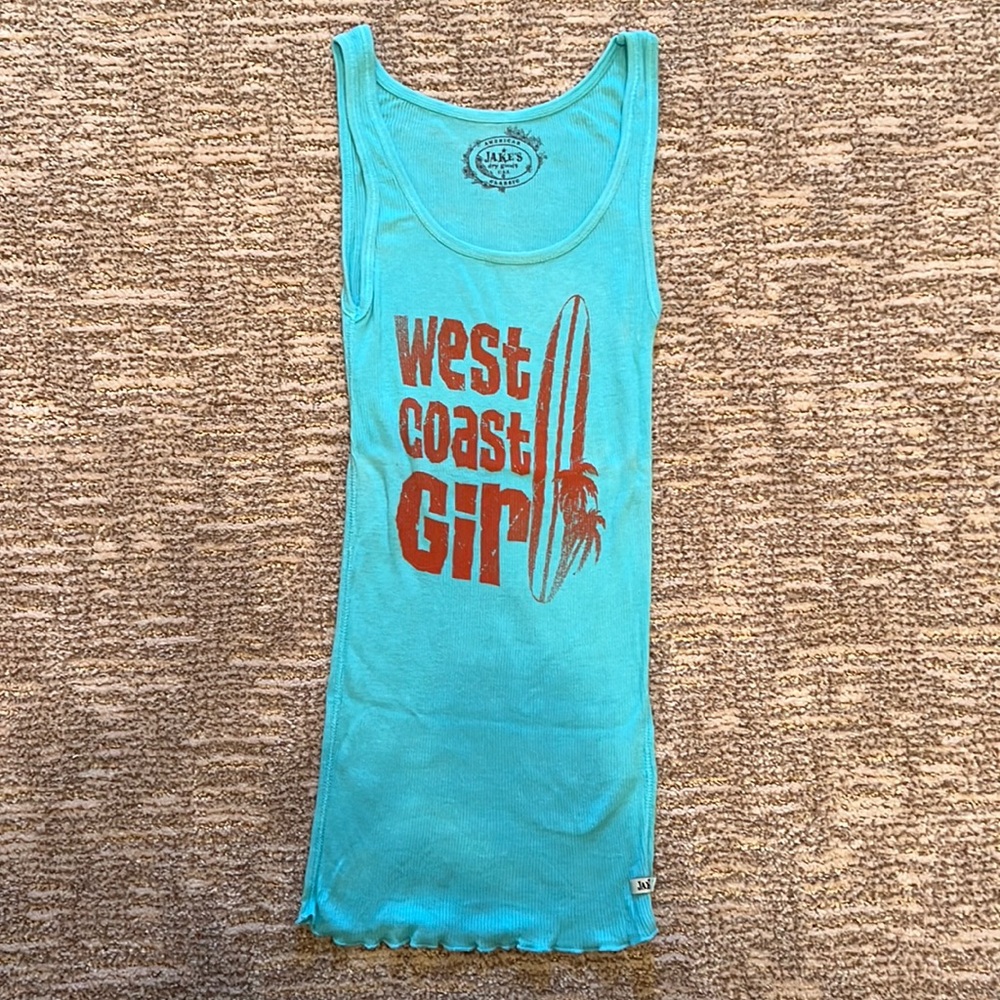 Jake’s Dry Goods West Coast Girl Tank, XSmall